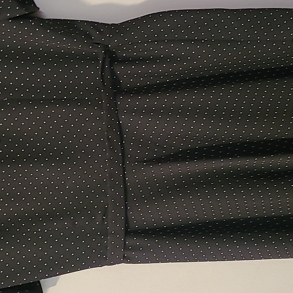 Donna Ricco Women's 12 Black White Polka Dot Maxi Wrap Dress Vintage Elegant - Picture 12 of 16